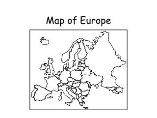 Map of Europe