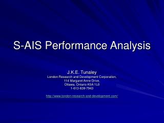 S-AIS Performance Analysis