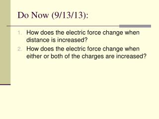 Do Now (9/13/13):