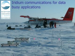 Iridium communications for data buoy applications