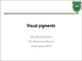 Visual pigments