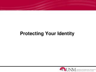 Protecting Your Identity