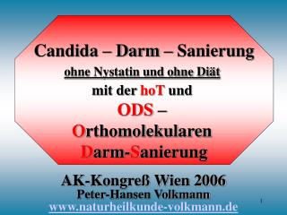 AK-Kongreß Wien 2006 Peter-Hansen Volkmann naturheilkunde-volkmann.de