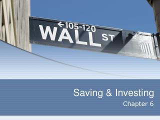 Saving &amp; Investing