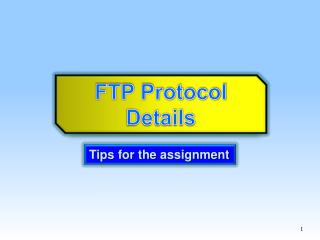 FTP Protocol Details