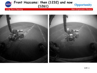 Front Hazcams: then (1232) and now (1261)