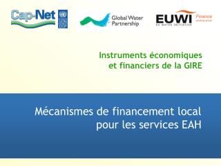 Instruments économiques et financiers de la GIRE