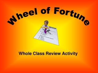 Whole Class Review Activity