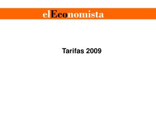Tarifas 2009