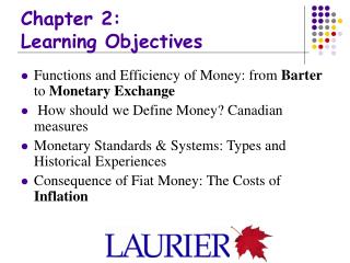 Chapter 2: Learning Objectives