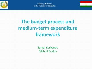 Ministry of Finance of the Republic of Tajikistan