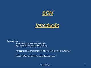 SDN Introdução