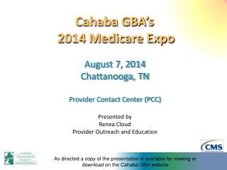Cahaba GBA’s 2014 Medicare Expo