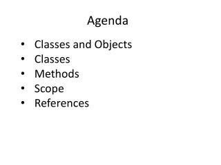 Agenda