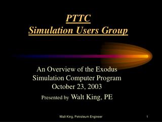 PTTC Simulation Users Group