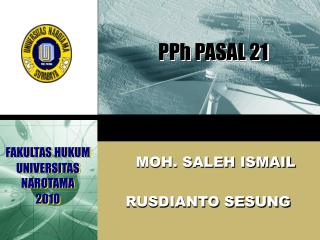 PPh PASAL 21
