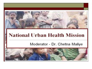 National Urban Health Mission