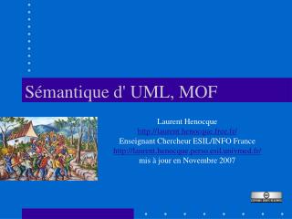 Sémantique d' UML, MOF