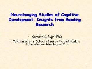 Neuroimaging Studies of Cognitive Development: Insights from Reading Research