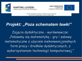 Projekt: „Poza schematem ławki”