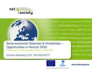 Socio-economic Sciences &amp; Humanities – Opportunities in Horizon 2020