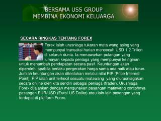 SECARA RINGKAS TENTANG FOREX