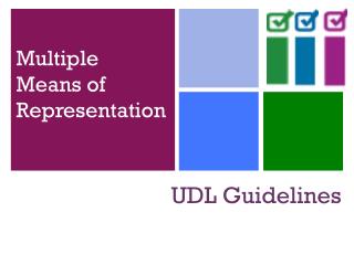 UDL Guidelines