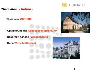 Thermatec - Nutzen -