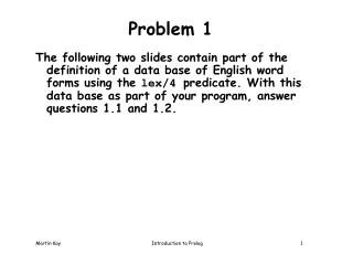 Problem 1