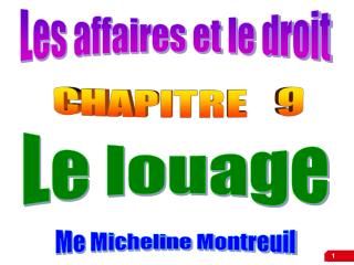 Me Micheline Montreuil