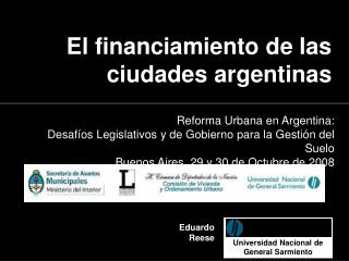 Reforma Urbana en Argentina: Desafíos Legislativos y de Gobierno para la Gestión del Suelo