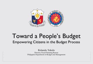 Toward a People’s Budget Empowering Citizens in the Budget Process