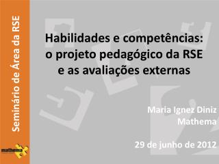 Seminário de Área da RSE