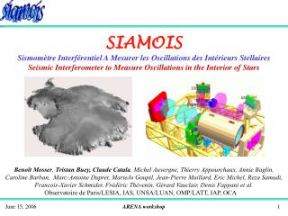 SIAMOIS Sismomètre Interférentiel A Mesurer les Oscillations des Intérieurs Stellaires