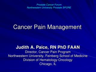 Cancer Pain Management