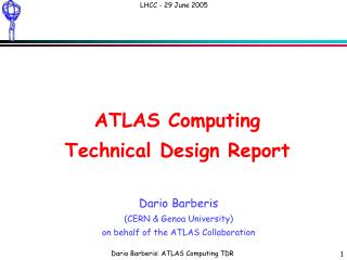 ATLAS Computing Technical Design Report
