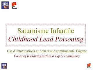 Saturnisme Infantile Childhood Lead Poisoning