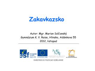 Zakavkazsko