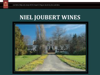 NIEL JOUBERT WINES