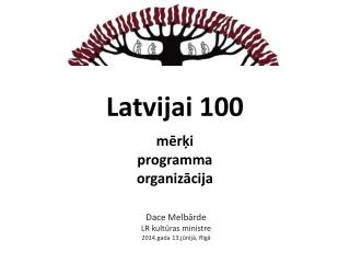 Latvijai 100 mērķi programma organizācija