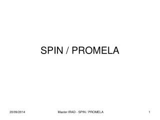 SPIN / PROMELA