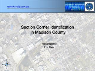 Section Corner Identification in Madison County