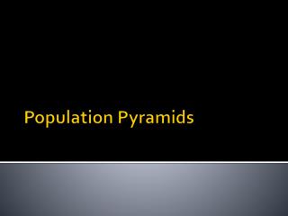 Population Pyramids