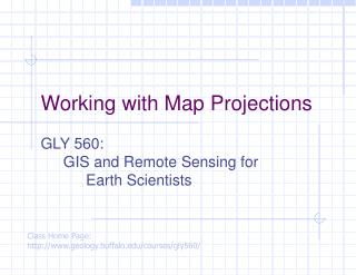 Working with Map Projections