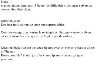 Stand 1: