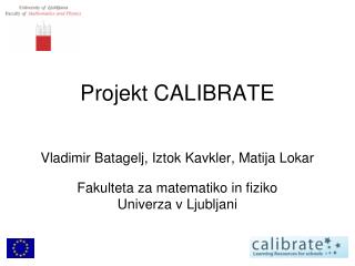 Projekt CALIBRATE