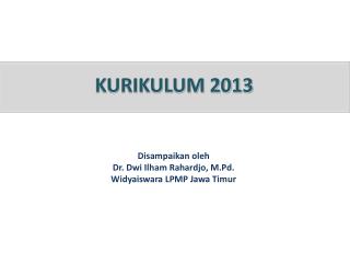 KURIKULUM 2013