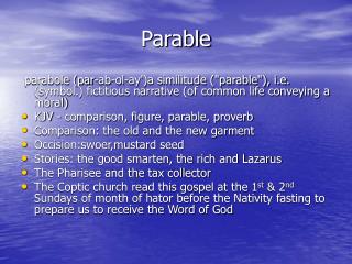 Parable