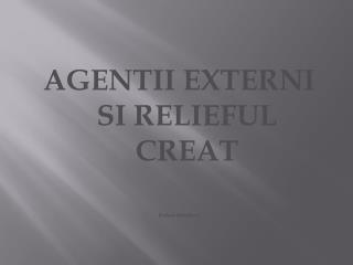 AGENTII EXTERNI SI RELIEFUL CREAT Preluat didactic.ro