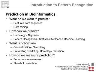 Introduction to Pattern Recognition